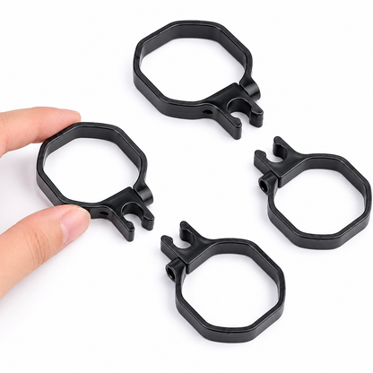 40mm Square 4PCS Plastic Clip Water Pipe Fixing Ring Buckle Clamps for Agricultural Drone Arm