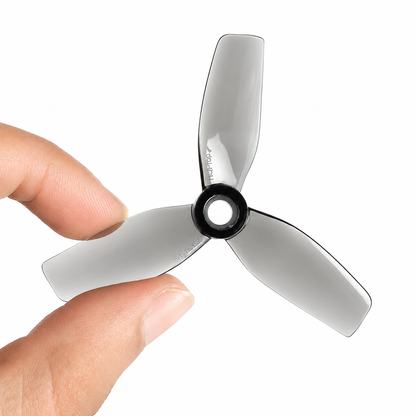 HQProp 75MM for Cinewhoop Grey (2CW+2CCW)-Poly Carbonate Triblade Propeller
