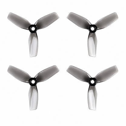 HQProp 75MM for Cinewhoop Grey (2CW+2CCW)-Poly Carbonate Triblade Propeller