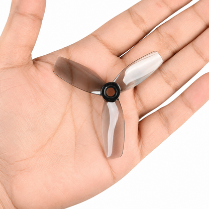HQProp 75MM for Cinewhoop Grey (2CW+2CCW)-Poly Carbonate Triblade Propeller