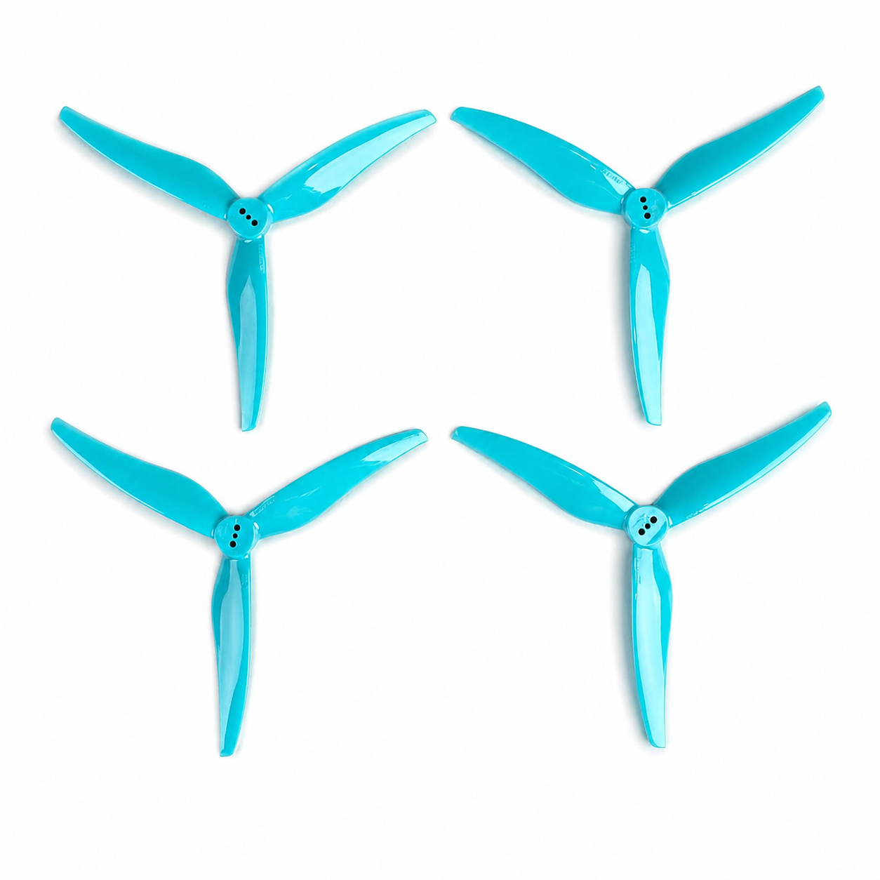 Gemfan Hurricane 5125 UltraLite Racing Propeller Light Blue - (2CW+2CCW)