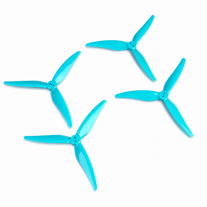Gemfan Hurricane 5125 UltraLite Racing Propeller Light Blue - (2CW+2CCW)