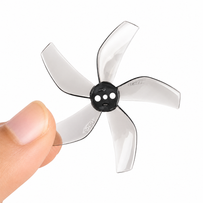 Gemfan D51 2020 Ducted PC 5 Blade 1.5mm Propellers 4CW + 4CCW - Clear Gray