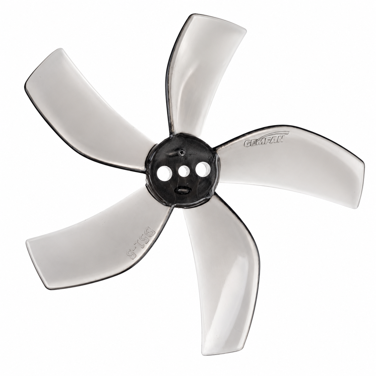 Gemfan D51 2020 Ducted PC 5 Blade 1.5mm Propellers 4CW + 4CCW - Clear Gray
