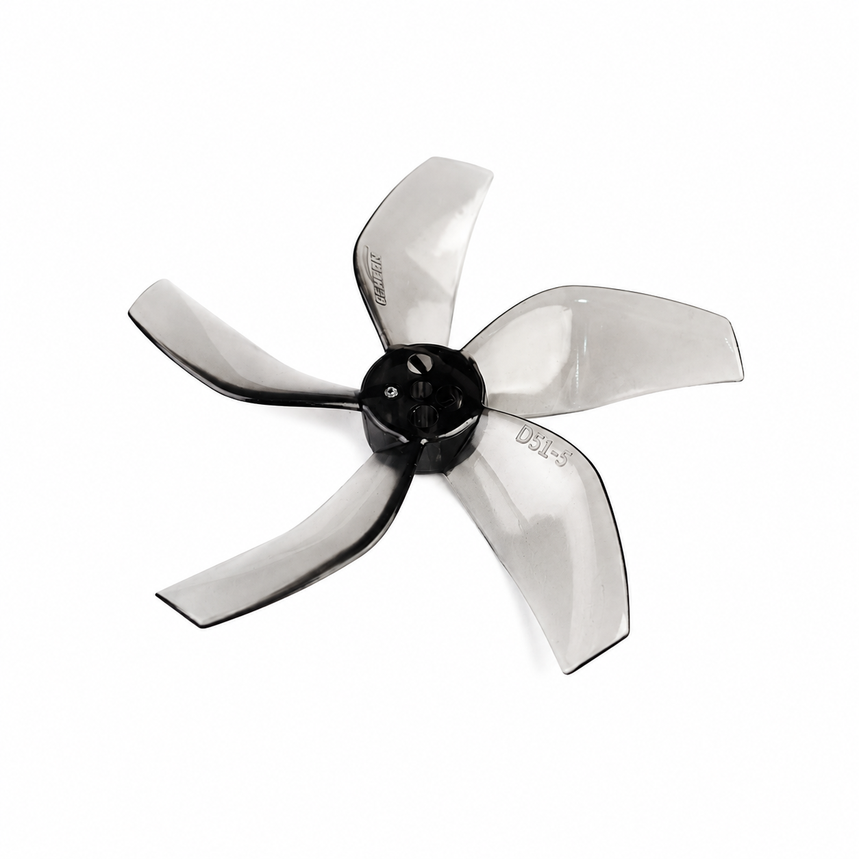 Gemfan D51 2020 Ducted PC 5 Blade 1.5mm Propellers 4CW + 4CCW - Clear Gray