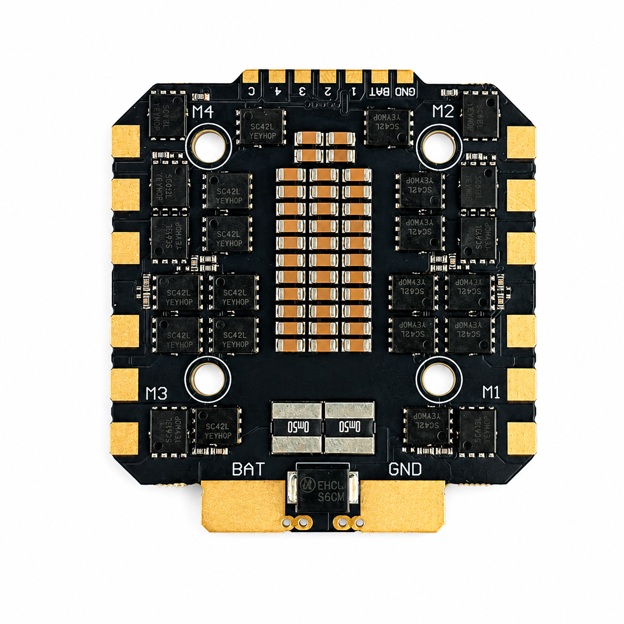 DakeFPV F405 FC with 8S 100A 4 in 1 FC & ESC Stack