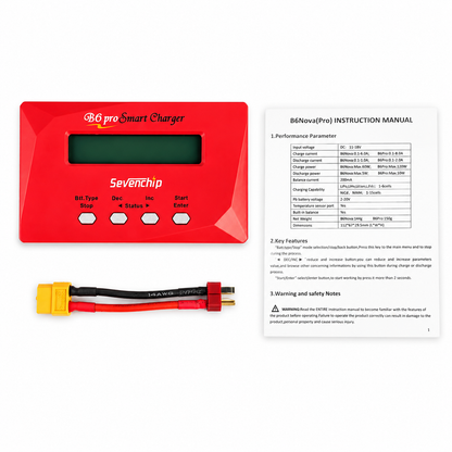 Sevenchip B6 Pro 120W 8A 1-6S Battery Charger with Adapter