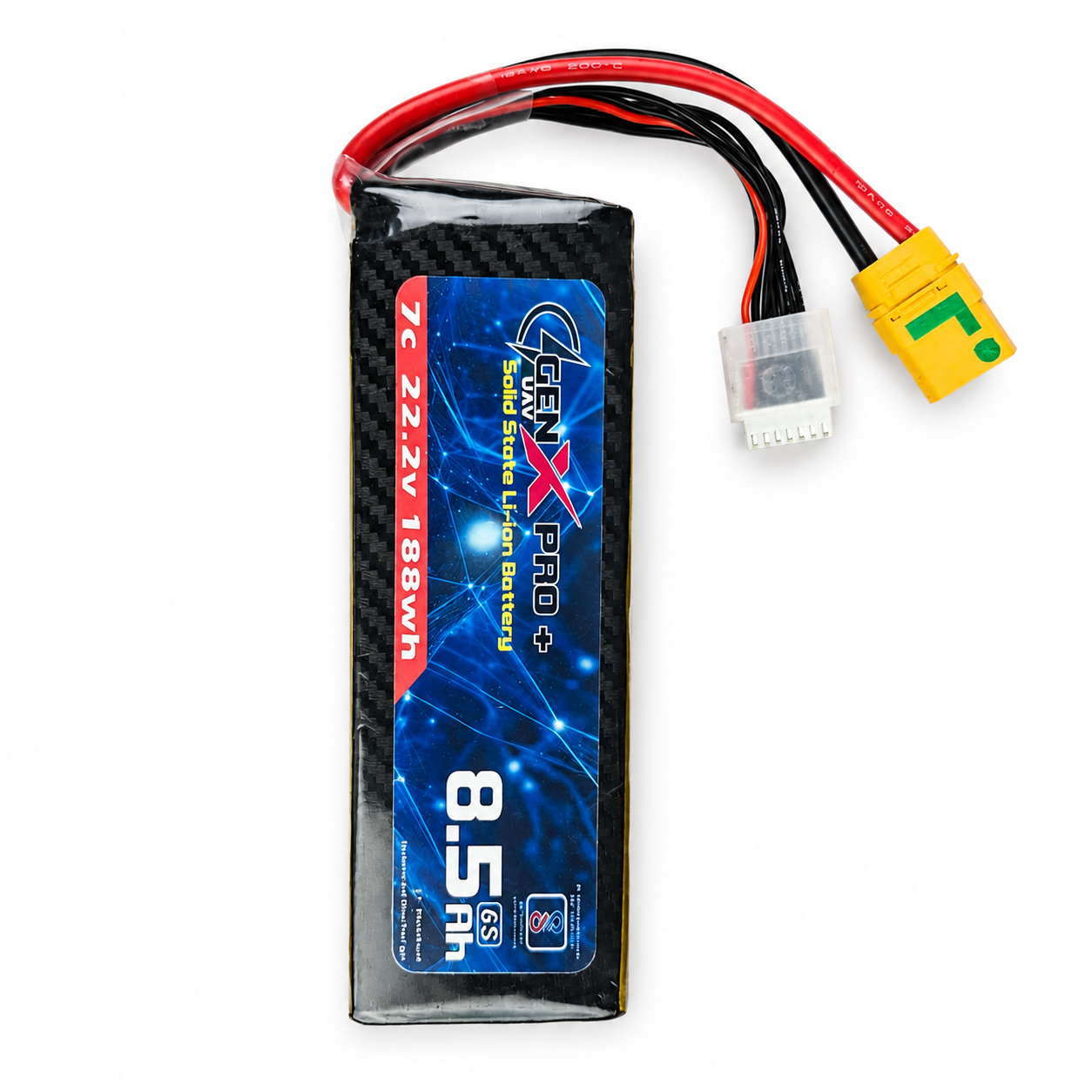 GenX Pro+ Solid State 22.2V 8500mAh 6S 7C Premium Lipo Lithium Polymer Battery Pack
