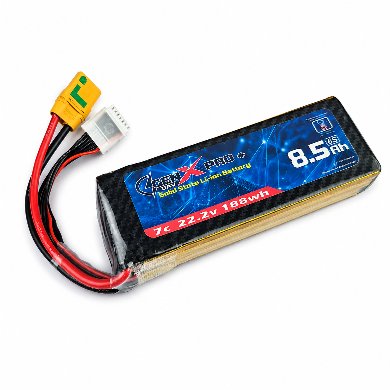 GenX Pro+ Solid State 22.2V 8500mAh 6S 7C Premium Lipo Lithium Polymer Battery Pack