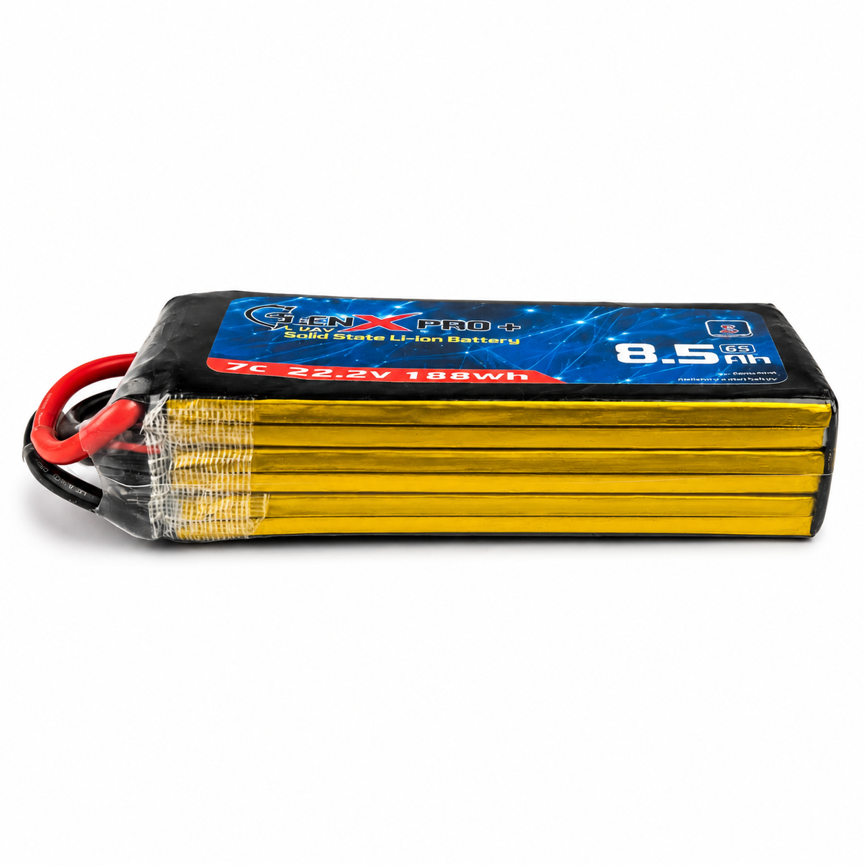 GenX Pro+ Solid State 22.2V 8500mAh 6S 7C Premium Lipo Lithium Polymer Battery Pack