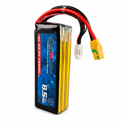 GenX Pro+ Solid State 22.2V 8500mAh 6S 7C Premium Lipo Lithium Polymer Battery Pack