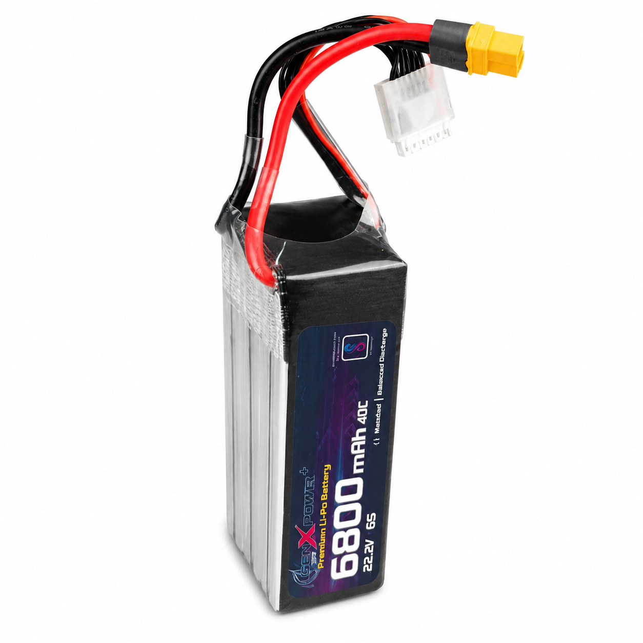 GenX 22.2V 6800mAh 6S 40C Premium Lithium Polymer Battery Pack