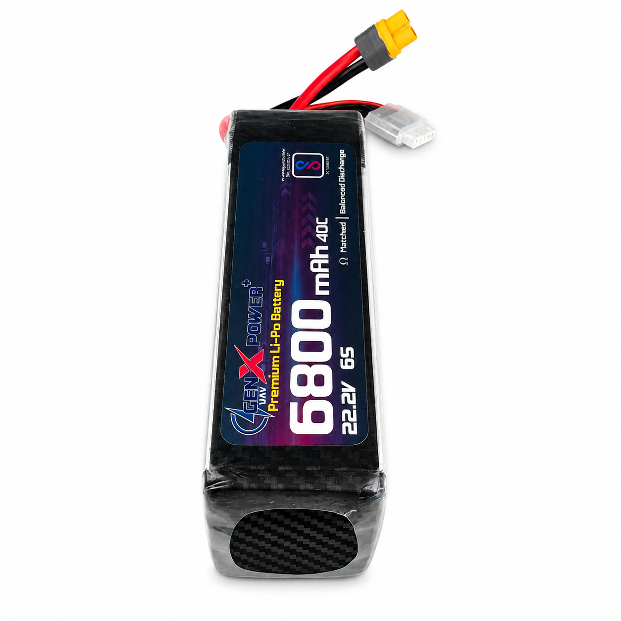 GenX 22.2V 6800mAh 6S 40C Premium Lithium Polymer Battery Pack