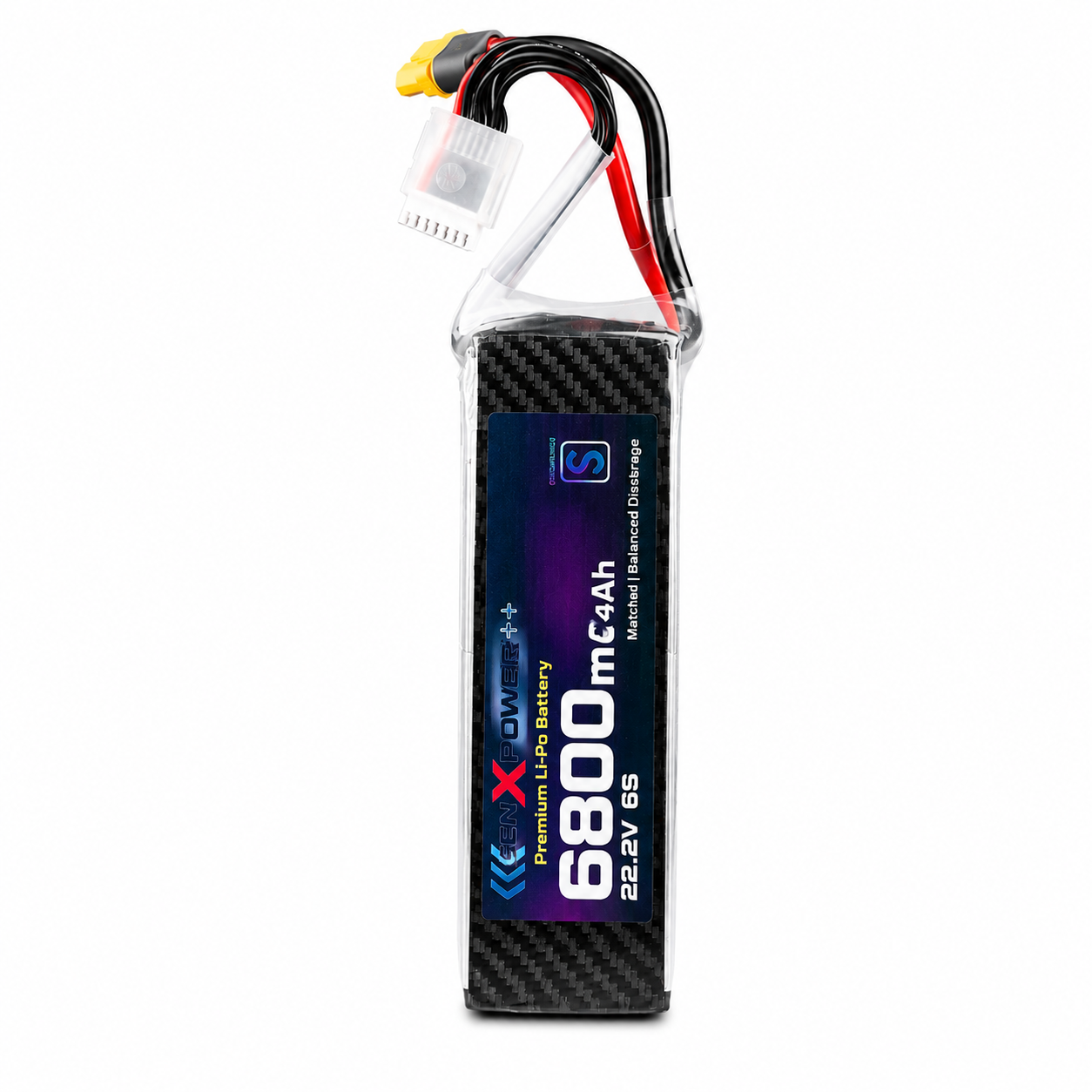 GenX 22.2V 6800mAh 6S 40C Premium Lithium Polymer Battery Pack