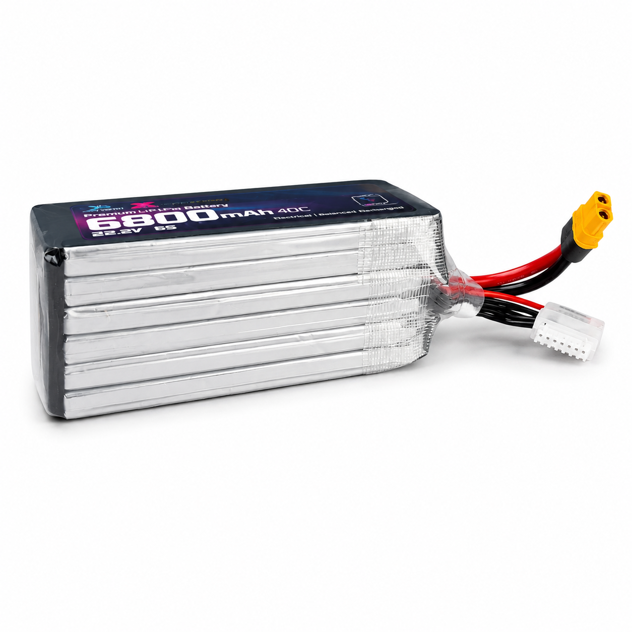 GenX 22.2V 6800mAh 6S 40C Premium Lithium Polymer Battery Pack