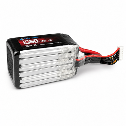 GenX 22.2V 1550mAh 6S 95C Premium Lithium Polymer Battery Pack