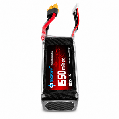 GenX 22.2V 1550mAh 6S 95C Premium Lithium Polymer Battery Pack