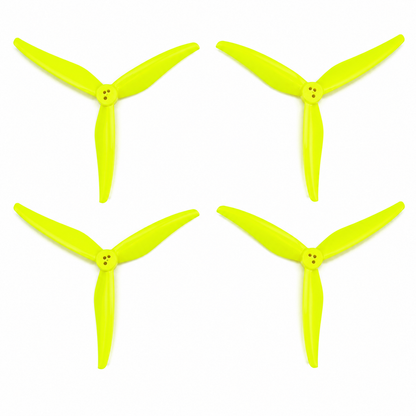 Gemfan SL 5125-3 Super Light Durable 3 Blade Propeller Lemon- (2CW+2CCW)