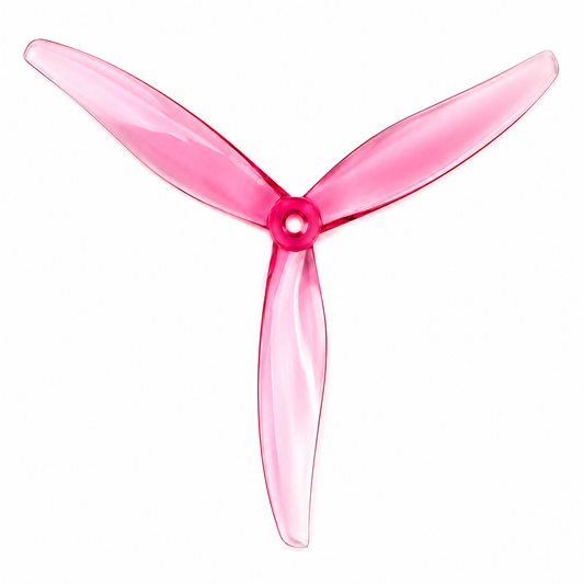 Gemfan 7043 Hurricane PC 3 Blade Clear Pink Propeller - (2CW+2CCW)