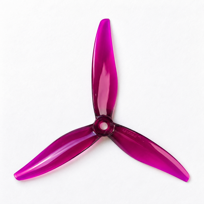 Gemfan Hurricane 51377 MAX 3 Blade Propeller Magenta - (2CW+2CCW)