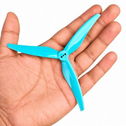 Gemfan Hurricane 5125 UltraLite Racing Propeller Sky Blue- (2CW+2CCW)