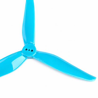Gemfan Hurricane 5125 UltraLite Racing Propeller Sky Blue- (2CW+2CCW)
