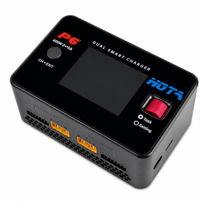 HOTA P6 600W 15A 1-6S DC Smart Charger