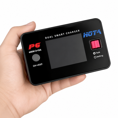 HOTA P6 600W 15A 1-6S DC Smart Charger