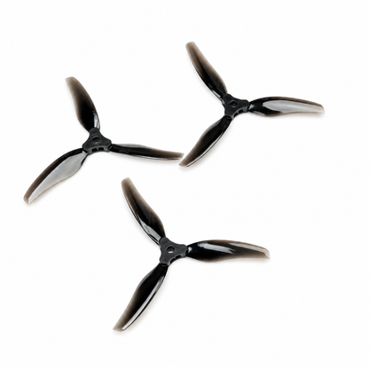 Gemfan F6030 Floppy Proppy 3 Blade Propellers Clear Black - (2CW+2CCW)