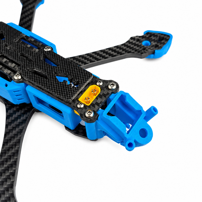 Mark5 V2 5 Inch Carbon Fiber O4 Pro Frame with 3D Printed Parts -Blue