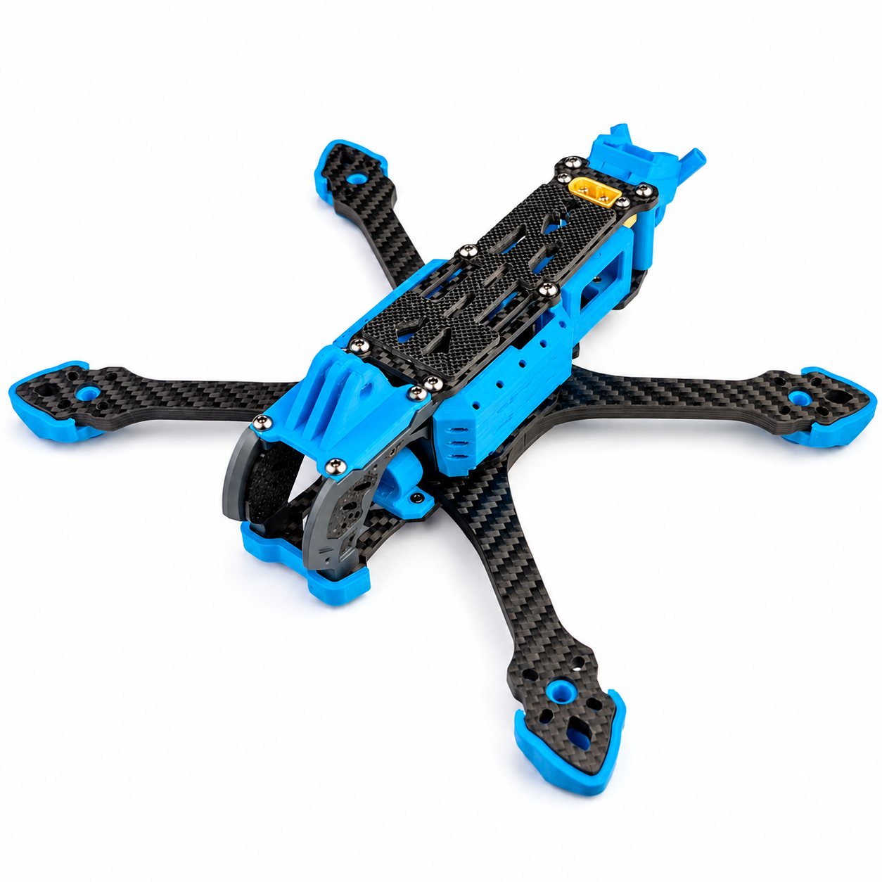 Mark5 V2 5 Inch Carbon Fiber O4 Pro Frame with 3D Printed Parts -Blue