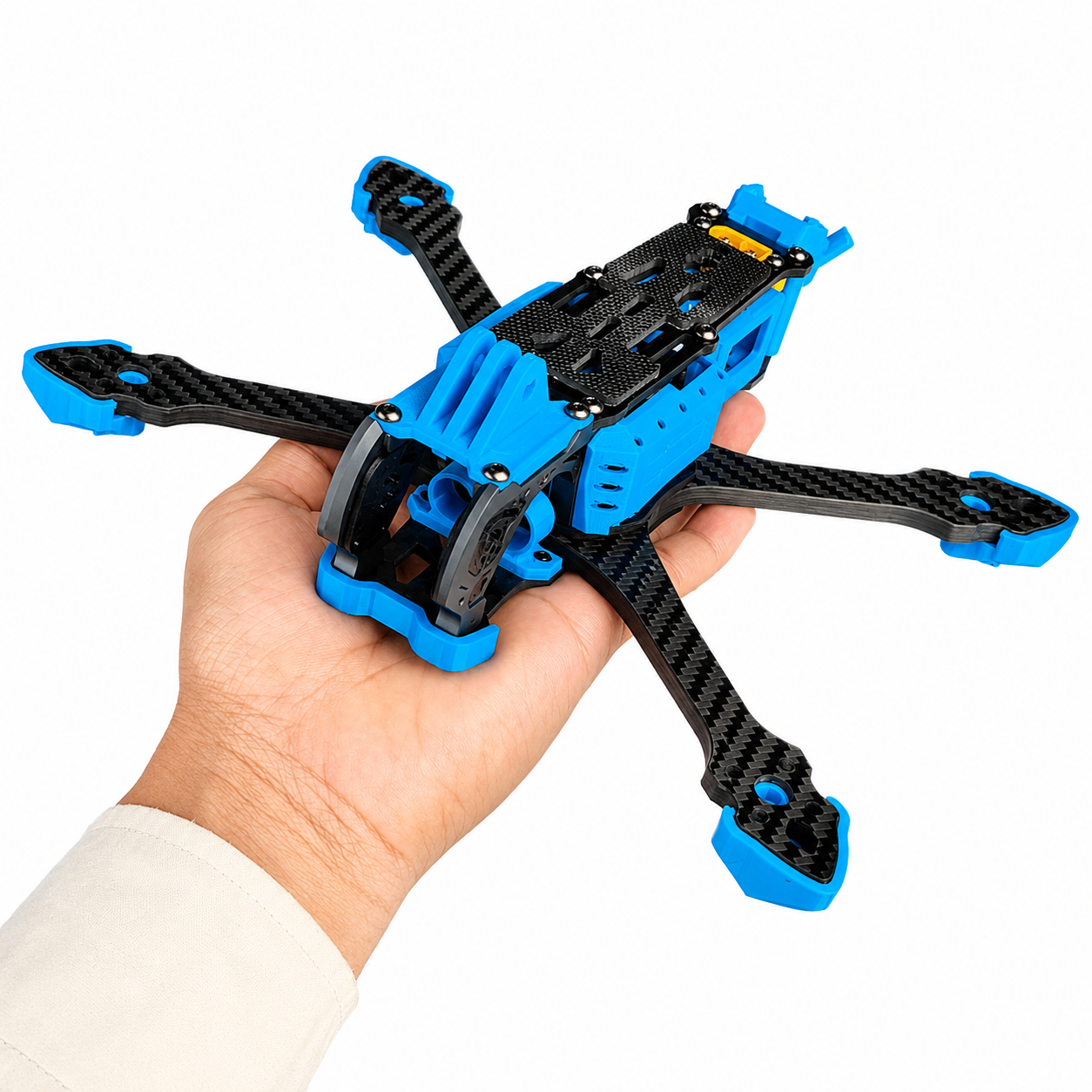 Mark5 V2 5 Inch Carbon Fiber O4 Pro Frame with 3D Printed Parts -Blue