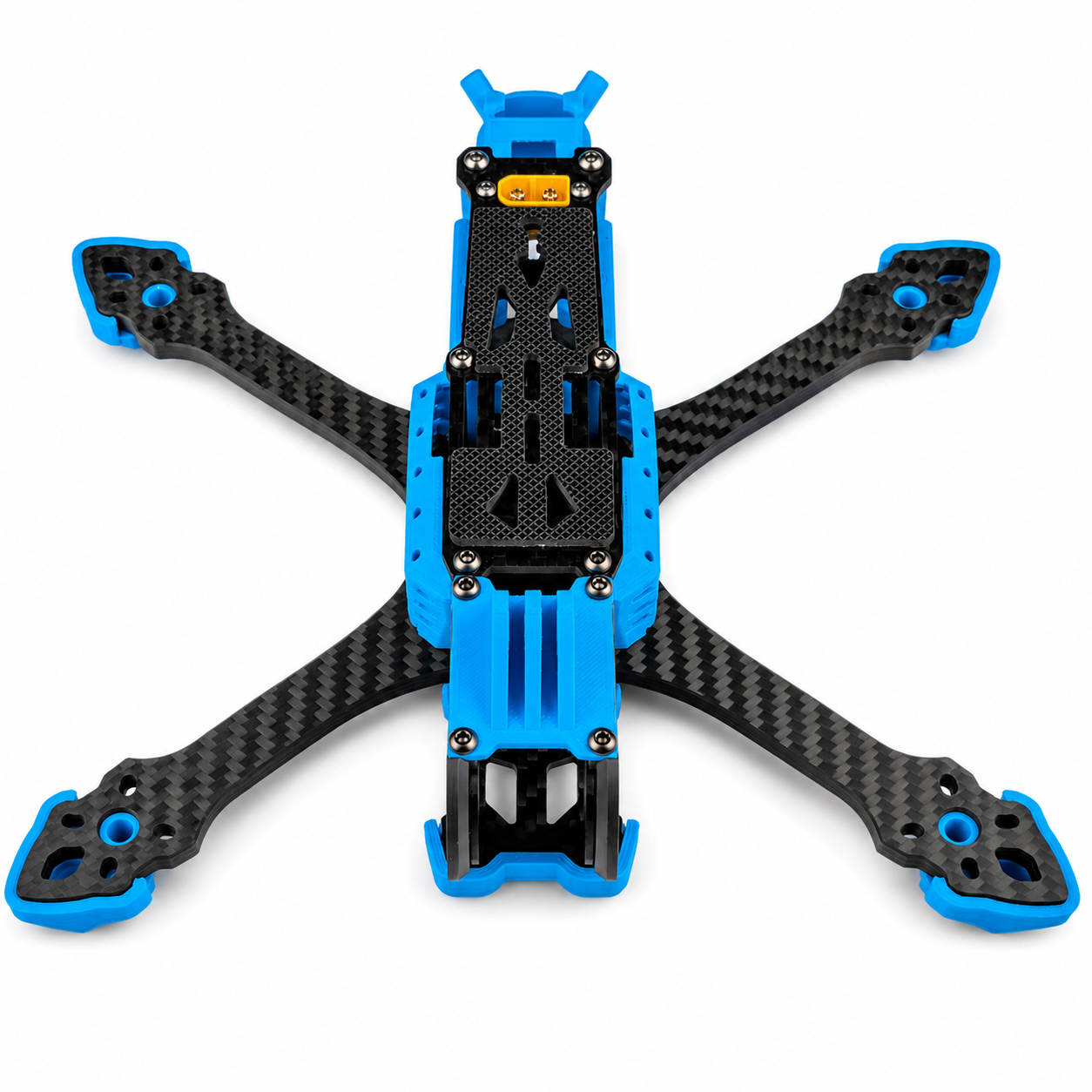Mark5 V2 5 Inch Carbon Fiber O4 Pro Frame with 3D Printed Parts -Blue