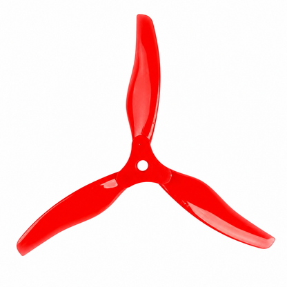 Gemfan F5135 Floppy Proppy 3 Blade Propeller Clear Red - (2CW+2CCW)