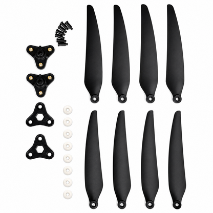 Gemfan 1307F Folding 3 Blade Glass Fiber Nylon – Unassembled Propeller (1CW + 1CCW)