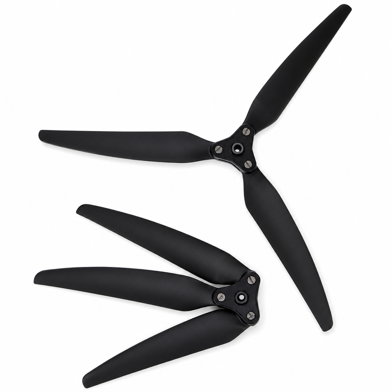 Gemfan 1307F Folding 3 Blade Glass Fiber Nylon – Unassembled Propeller (1CW + 1CCW)