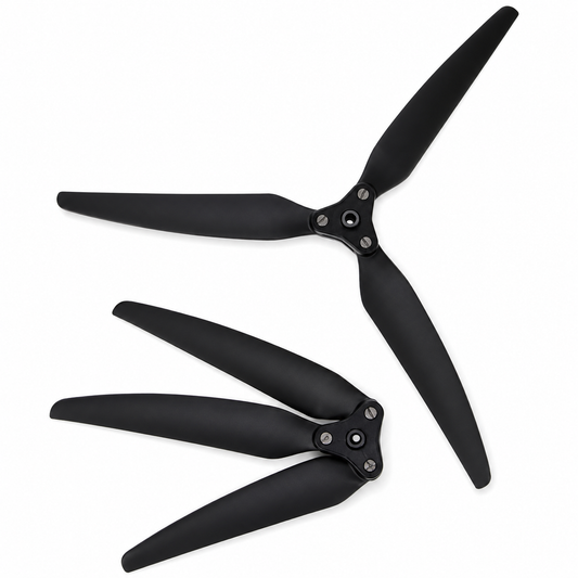 Gemfan 1307F Folding 3 Blade Glass Fiber Nylon – Unassembled Propeller (1CW + 1CCW)
