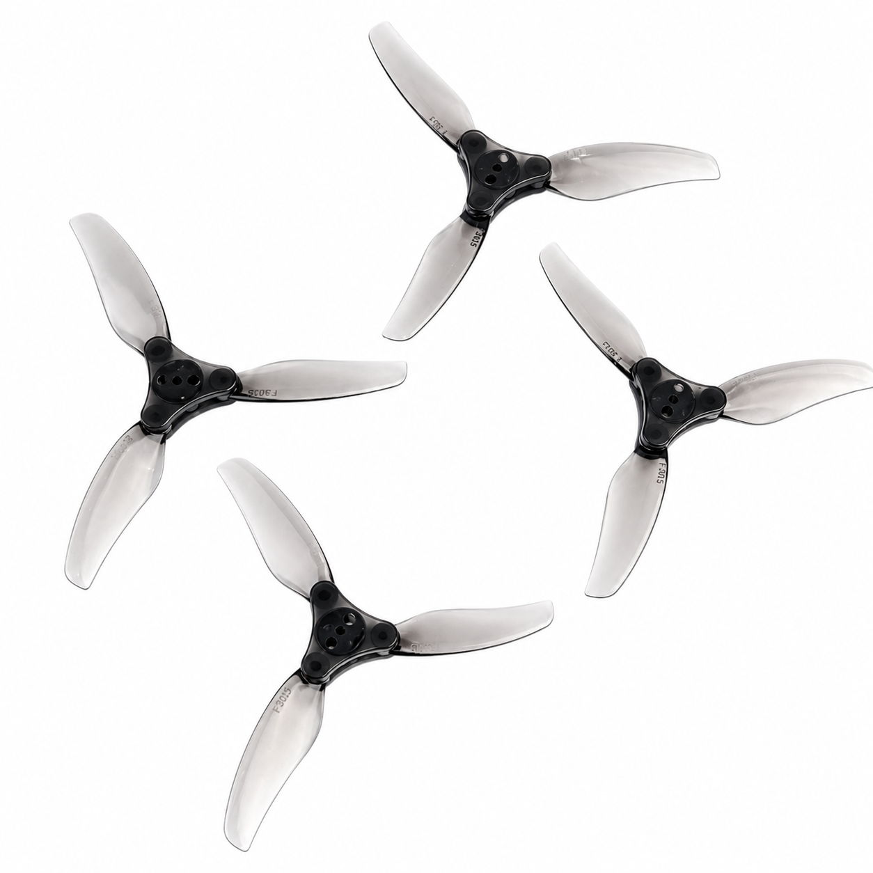 Gemfan Floppy 3 - Blade F3015 Propeller Clear Gray - (2CW+2CCW)