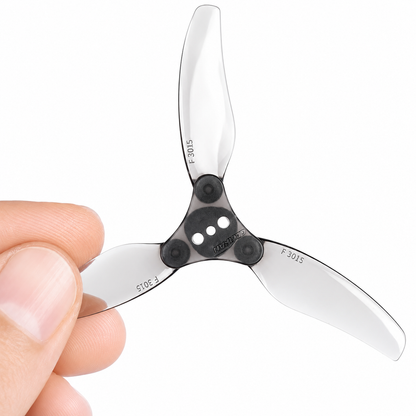 Gemfan Floppy 3 - Blade F3015 Propeller Clear Gray - (2CW+2CCW)