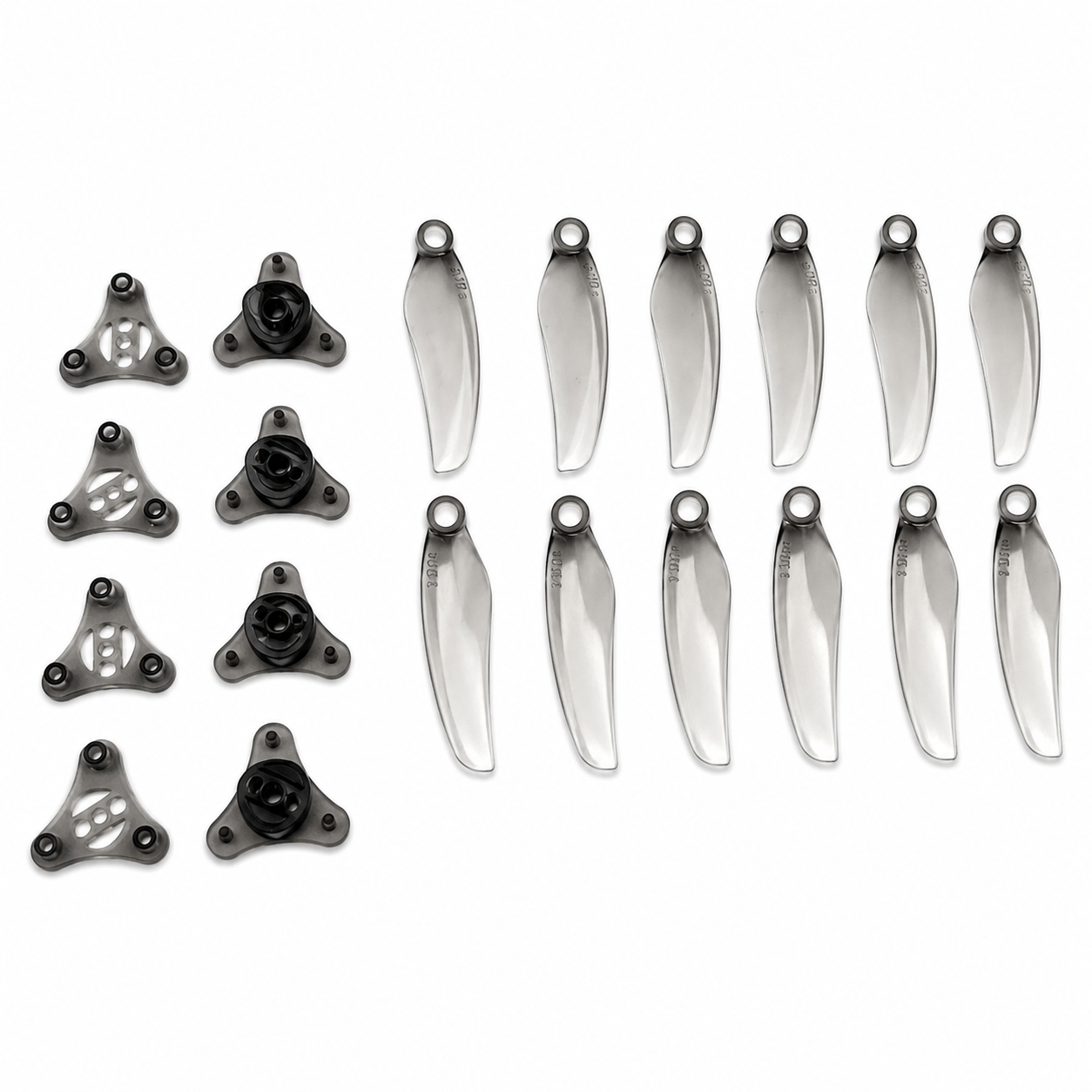 Gemfan Floppy 3 - Blade F3015 Propeller Clear Gray - (2CW+2CCW)