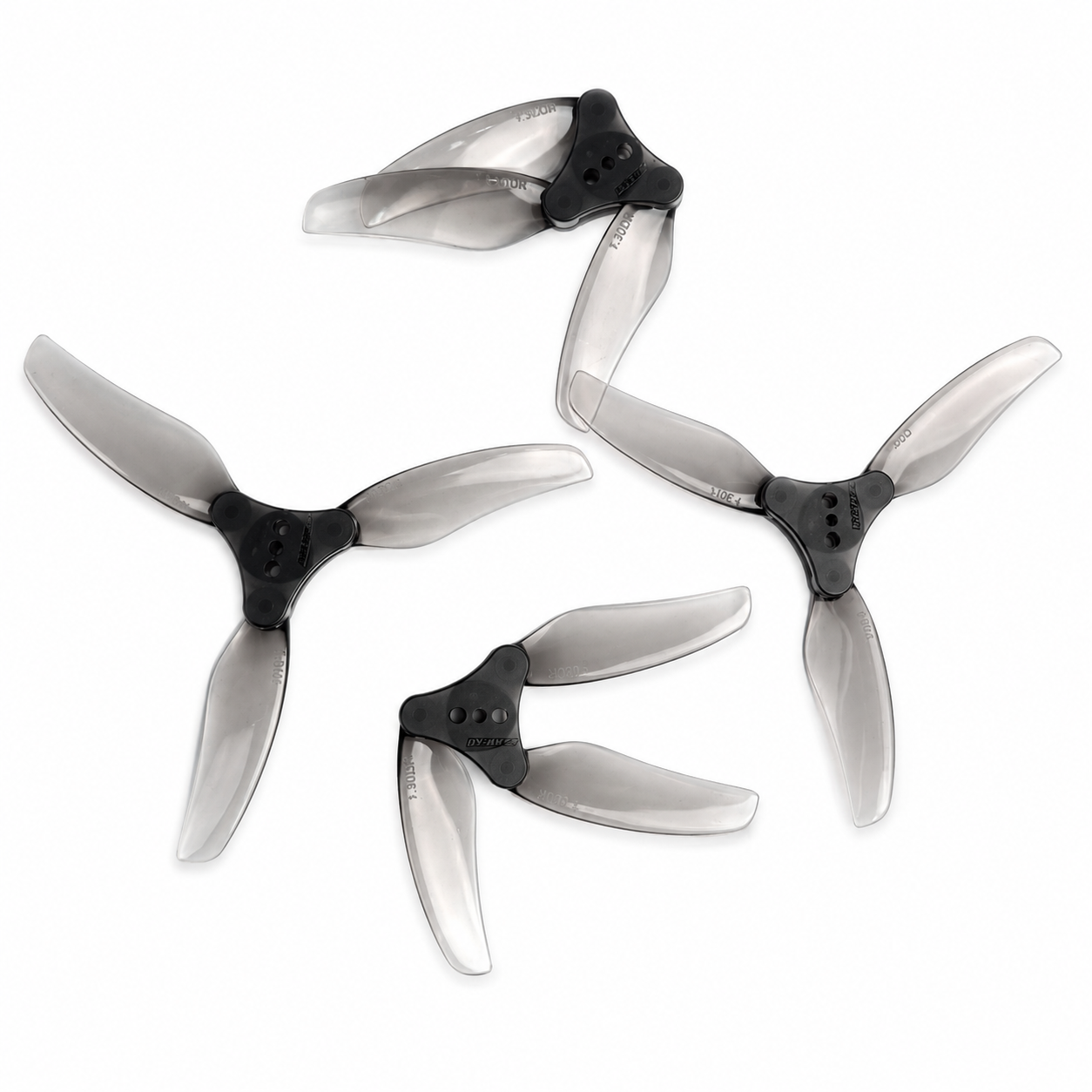 Gemfan Floppy 3 - Blade F3015 Propeller Clear Gray - (2CW+2CCW)