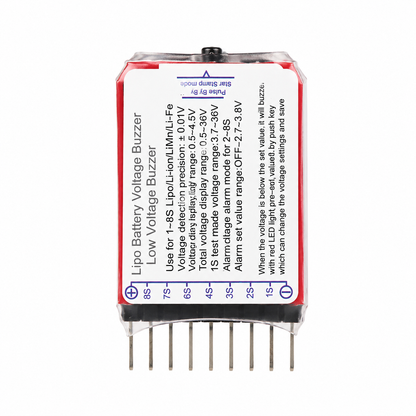 2s-8s Lipo Battery Voltage Tester | Battery Level Indicator