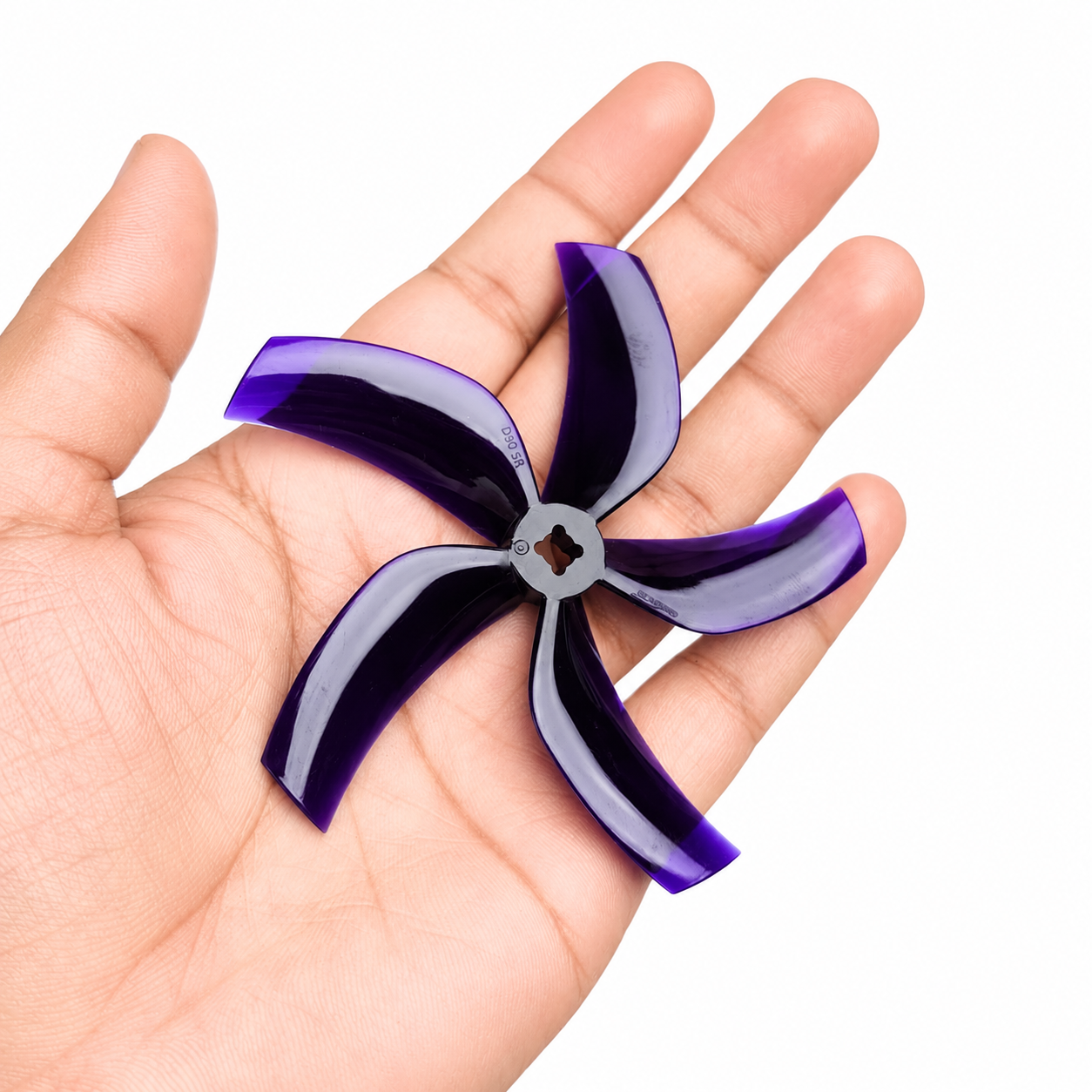 Gemfan D90 5-Blade 2mm & M5 Ducted Cinewhoop Propeller (Black) - Black