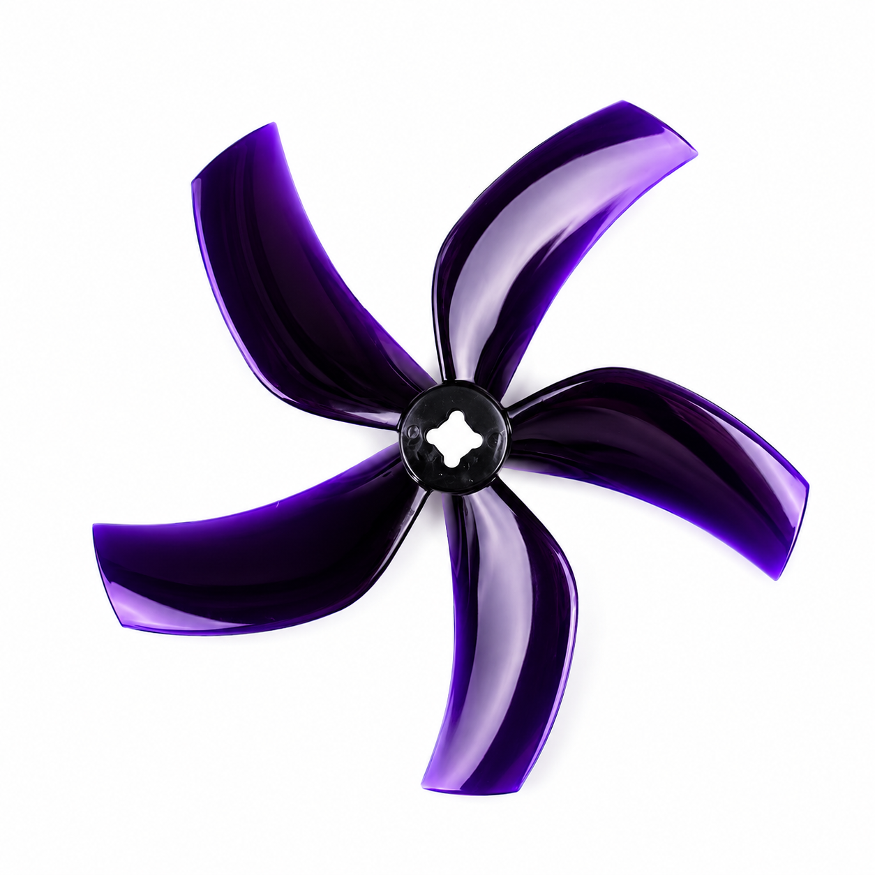 Gemfan D90 5-Blade 2mm & M5 Ducted Cinewhoop Propeller (Black) - Black