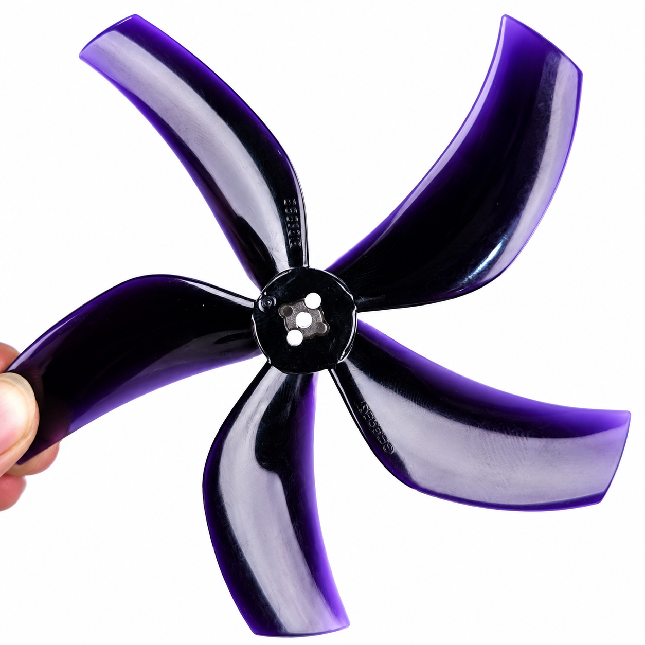 Gemfan D90 5-Blade 2mm & M5 Ducted Cinewhoop Propeller (Black) - Black