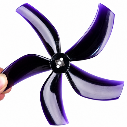 Gemfan D90 Ducted PC 5 Blade 1.5 mm & M5 Propellers 2CW + 2CCW – Black