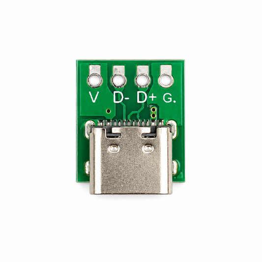 Type-C USB 3.1 Type-C Connector  16Pin to 2.54mm Test PCB Board  Plate Adapter Socket for Data  Line Cable Transfer - (1 pcs)