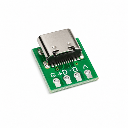 Type-C USB 3.1 Type-C Connector  16Pin to 2.54mm Test PCB Board  Plate Adapter Socket for Data  Line Cable Transfer - (1 pcs)