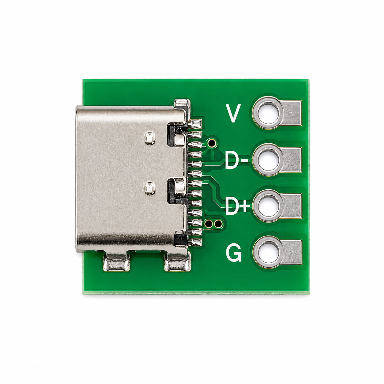 Type-C USB 3.1 Type-C Connector  16Pin to 2.54mm Test PCB Board  Plate Adapter Socket for Data  Line Cable Transfer - (1 pcs)