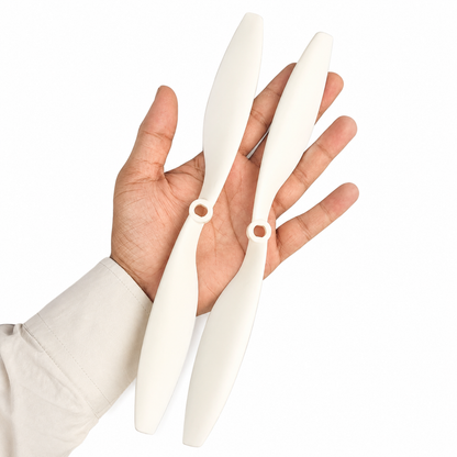 1045(10X4.5) ABS White HD Propellers 1CW+1CCW - (1pair)